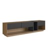 Rack para Tv até 65 Polegadas com 3 Gavetas e 1 Nicho com Iluminação em Led Rgb Ra8001 - 2