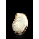 Ver imagem 1 de Vaso Orion Médio Gold Off White São Marcos Cristais São Marcos 8168/OF