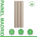Ver imagem 2 de Kit com 7 Painéis Decorativos Central Madri MDF BP 1 Face Revestido em Filme Polímero Gianduia Ecorevest