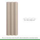 Ver imagem 6 de Kit com 7 Painéis Decorativos Central Madri MDF BP 1 Face Revestido em Filme Polímero Gianduia Ecorevest