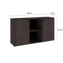 Ver imagem 6 de Armário Baixo com 02 Portas e Nicho 75x135x42cm Wlab135 Terracota Preto