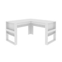 Ver imagem 6 de Conjunto 7 Peças 2 Mesas L com 1 Gaveteiro 2 Balcões e 2 3 Portas Espresso Móveis Branco