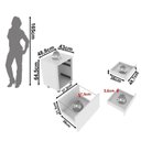 Ver imagem 5 de Kit 7 Peças 2 Mesas L com 1 Gaveteiro 2 Balcões e 2 Balcões 3 Portas Espresso Móveis