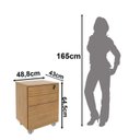 Ver imagem 5 de Kit 7 Peças 2 Mesas L com 1 Gaveteiro 2 Balcões e 2 Balcões 3 Portas Espresso Móveis