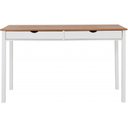 Ver imagem 4 de Escrivaninha Mesa Escritório de Madeira Maciça 2 Gavetas 140cm Coleção Gava