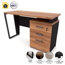 Ver imagem 3 de Mesa de Escritório 1,20m com Gaveteiro 3 Gavetas F5