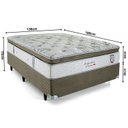 Ver imagem 3 de Cama Box Casal Mola Ensacada 138CMX73CMX188CM Imperatore Eco Bamboo Herval Verde