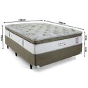 Ver imagem 3 de Cama Box Casal Molas Ensacadas 138x188cm Imperatore Eco Bamboo