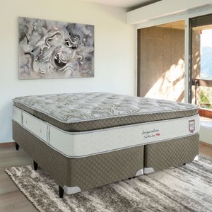 Cama Box King Molas Ensacadas 193x203cm Imperatore Eco Bamboo