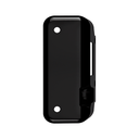 Ver imagem 2 de Fechadura AL100R 42mm com botão 12v tetra preta AGL