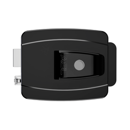 Fechadura AL100R 42mm com botão 12v tetra preta AGL - 3