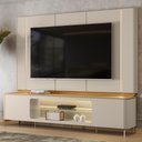Ver imagem 2 de Rack para Sala com Painel para Tv 70 Pol Elysia L05 Tauari Off White Fosco - Lyam Decor