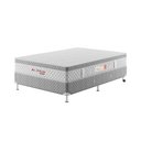 Ver imagem 1 de Cama Box Casal Bio Felicitá Spubio Incofal Cinza 138x188x57cm