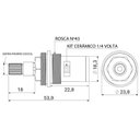 Ver imagem 2 de Reparo Torneira e Misturador Deca 1/4 Volta Lado Esquerdo - 401607
