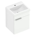 Ver imagem 1 de Gabinete Like com 1 Porta 410x340 com Lavatório Like Branco