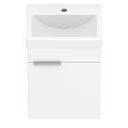 Ver imagem 3 de Gabinete Like com 1 Porta 410x340 com Lavatório Like Branco