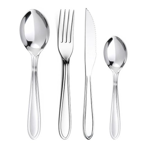 Jogo de Talheres Faqueiro Inox Classic 96 Peças - Class Home