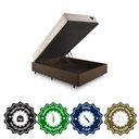 Ver imagem 7 de Base Box Baú Casal 138x188 Linho com Colchão Audaz Molas Ensacadas