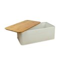 Ver imagem 2 de Conjunto Porta Pão Bambu 3 Potes White Bh23353