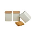 Ver imagem 3 de Conjunto Porta Pão Bambu 3 Potes White Bh23353