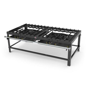 Fogão 2 Queimadores Triplo Alta Pressão Altura 50cm Pfi - 200 - Progas