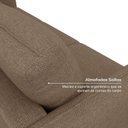 Ver imagem 4 de Sofá de Canto Orquídea 5 Lugares em Linho CabeCasa MadeiraOriginals