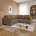 Ver imagem 2 de Sofá de Canto Orquídea 5 Lugares em Linho CabeCasa MadeiraOriginals