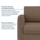 Ver imagem 6 de Sofá de Canto Orquídea 5 Lugares em Linho CabeCasa MadeiraOriginals