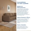 Ver imagem 7 de Sofá de Canto Orquídea 5 Lugares em Linho CabeCasa MadeiraOriginals