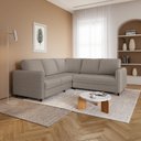 Ver imagem 2 de Sofá de Canto Orquídea 5 Lugares em Linho CabeCasa MadeiraOriginals