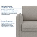 Ver imagem 6 de Sofá de Canto Orquídea 5 Lugares em Linho CabeCasa MadeiraOriginals