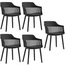 Ver imagem 1 de Kit com 5 Cadeiras para Sala de Jantar Marcela Preto