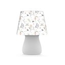 Ver imagem 1 de Luminária Abajur de Mesa Grande Floral