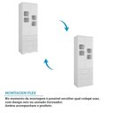 Ver imagem 6 de Guarda-Roupa Infantil 61cm 2 Portas 3 Gavetas com Janelas e Pés Mimo 100% MDF Espresso Móveis