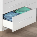 Ver imagem 3 de Comoda Infantil Monza 8 Gav com Chave Branco