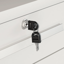 Ver imagem 4 de Comoda Infantil Monza 8 Gav com Chave Branco