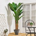 Ver imagem 1 de Bananeira Artificial Grande Planta Decoração com 1.90m, Planta Decorativa para Casa e Eventos.