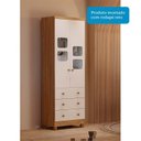 Ver imagem 7 de Guarda-Roupa Infantil 61cm 2 Portas 3 Gavetas com Janelas e Pés Mimo 100% MDF Espresso Móveis