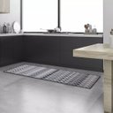 Ver imagem 4 de Tapete Passadeira 3D Antiderrapante Sala Cozinha 0,40x1,20 Zig Zag