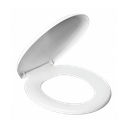 Ver imagem 2 de Assento Sanitario Almofadado Oval Branco Atlas