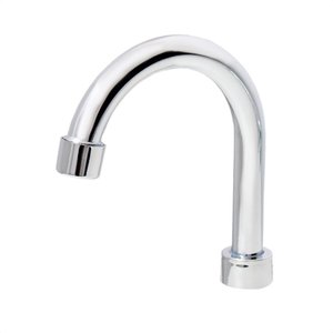 Tubo Bica Torneira Lavatório Arejador Fixo Inox Cromado
