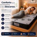 Ver imagem 5 de Colchão Solteiro Espuma D20 Liso 188x78x8cm Antialérgico
