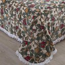 Ver imagem 4 de Colcha Chenille Canelada Rafaella 220x240cm Verde Jolitex