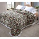 Ver imagem 1 de Colcha Chenille Canelada Rafaella 220x240cm Verde Jolitex
