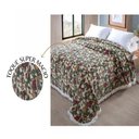 Ver imagem 5 de Colcha Chenille Canelada Rafaella 220x240cm Verde Jolitex