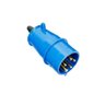 Plug Newkon 2p+t 16a 200/250v 6h Azul N3076 Steck - 1