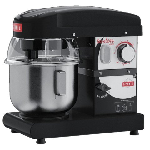 Batedeira Planetária Bambina Black 5 Litros Gpaniz BP05B