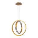 Ver imagem 3 de Lustre Pendente Nordecor Lian On 2199 Dourado Led Bivolt