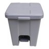Cesto Quadrado Com Pedal 15 Litros P15:Cinza - 1