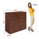 Ver imagem 3 de Cômoda 10 Gavetas 100% MDF Ryad